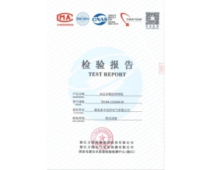 高壓型式試驗報告2022年